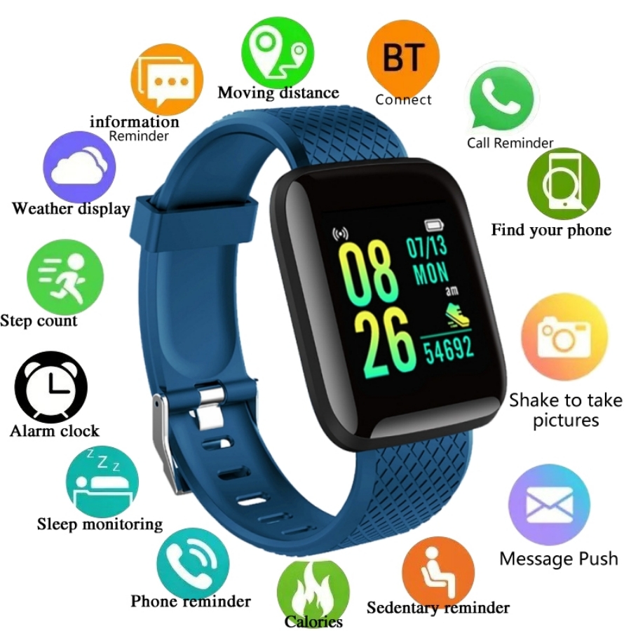 Watch Smartwatch Android - Sport Smartwatch Fitness Bracelet Music Control