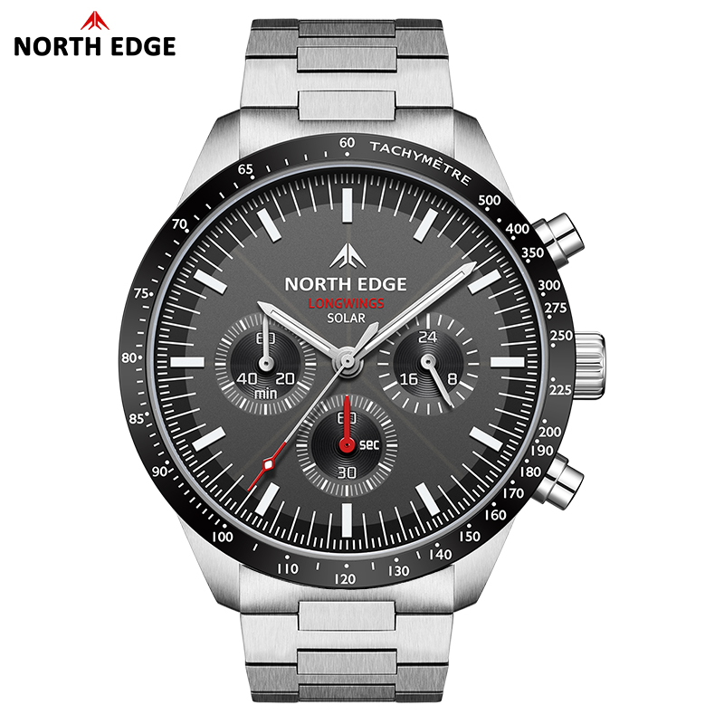 Hybrid Smartwatch - NORTH EDGE 2025 LONGWINGS Men Quartz