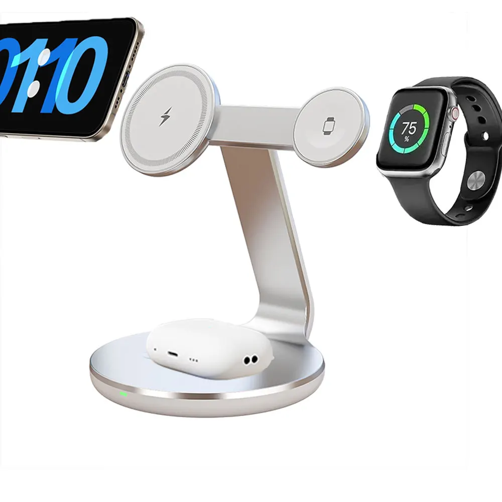 Smartwatch Watches For Iphone - 3 in 1 Wireless Charger Stand