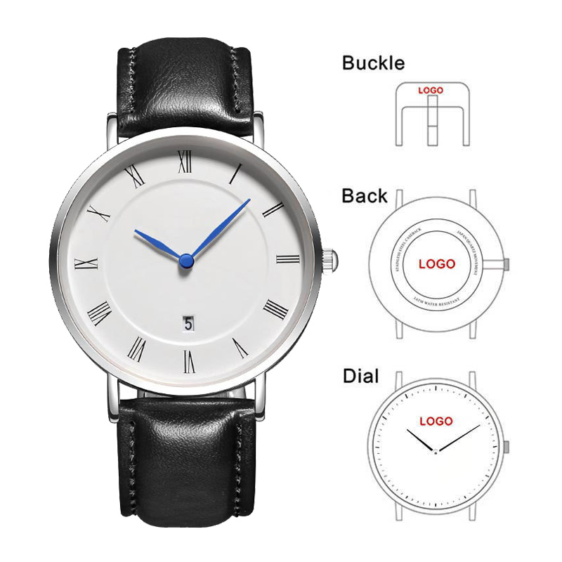 Ladies Fashion Watch - B-8210A Simple Men Watches With Date
