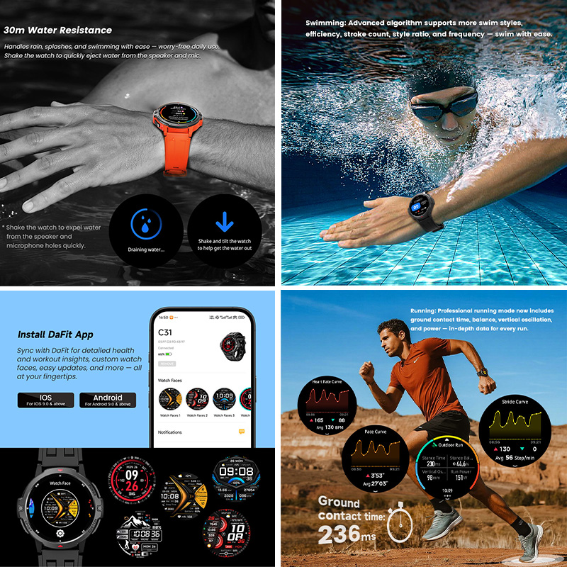 NEW 6-Axis Gyroscope Military  - огляд і ціна Smartwatch Timex Watches For Men