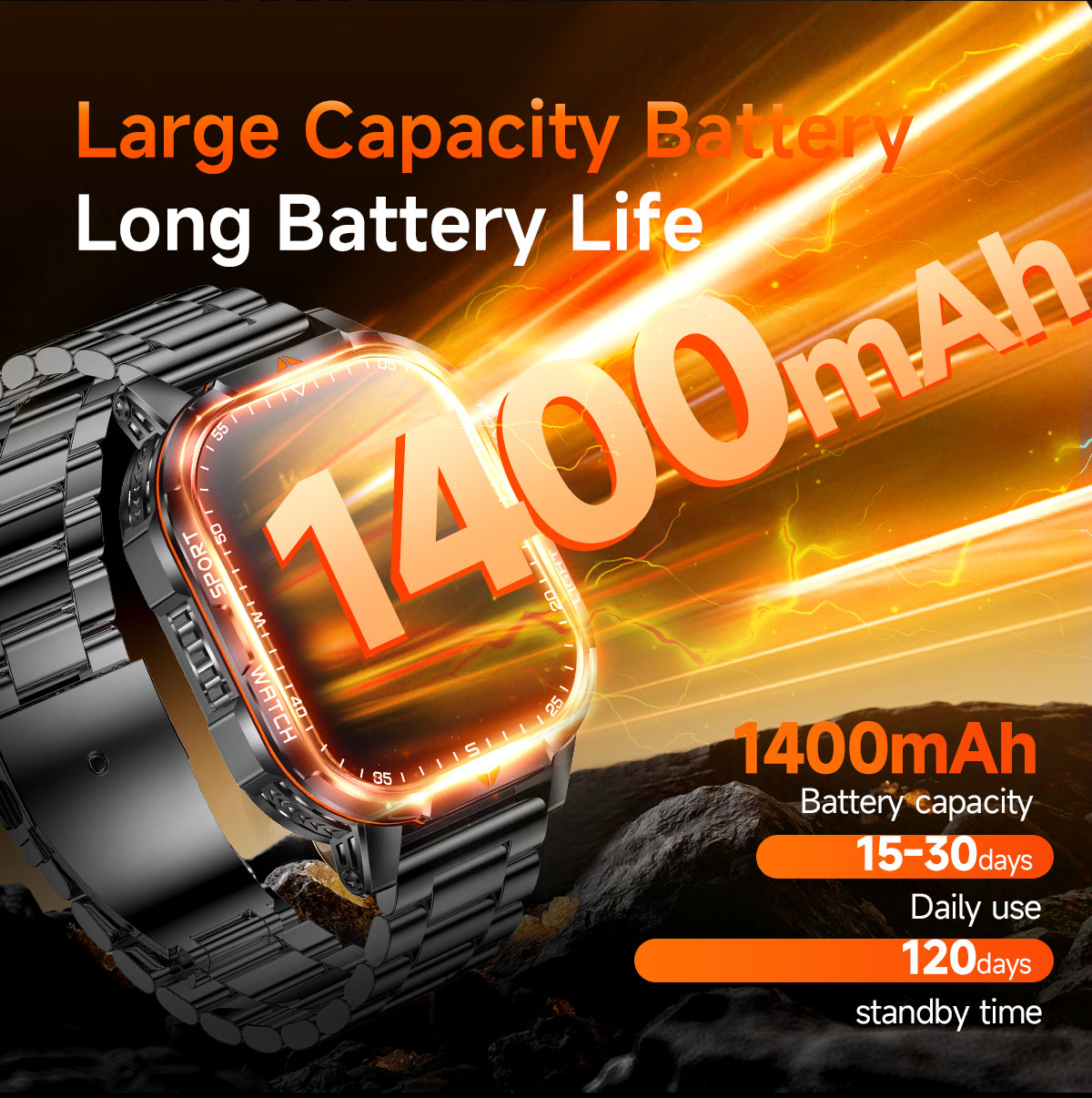 Military Smart Watch for Men,  - огляд і ціна French Connection Watches Smartwatch App