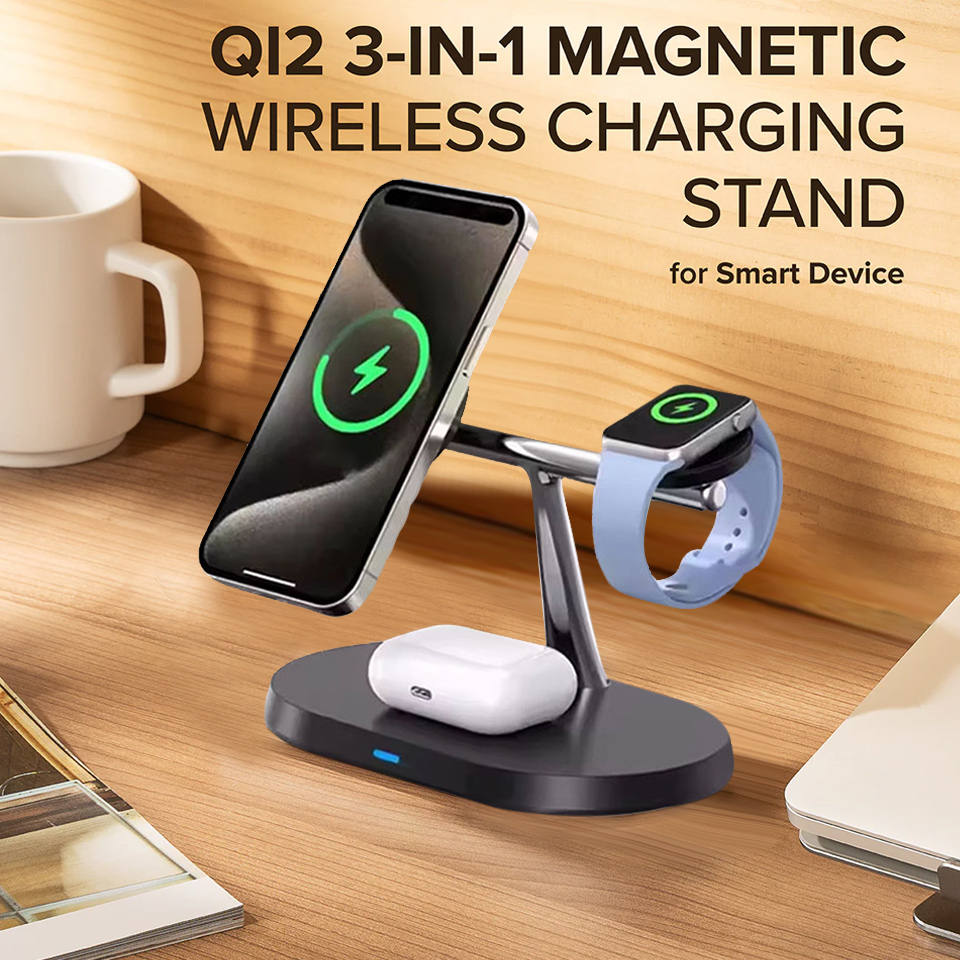 3 in 1 Magnetic Wireless Charg - огляд і ціна Smartwatch Watches For Iphone