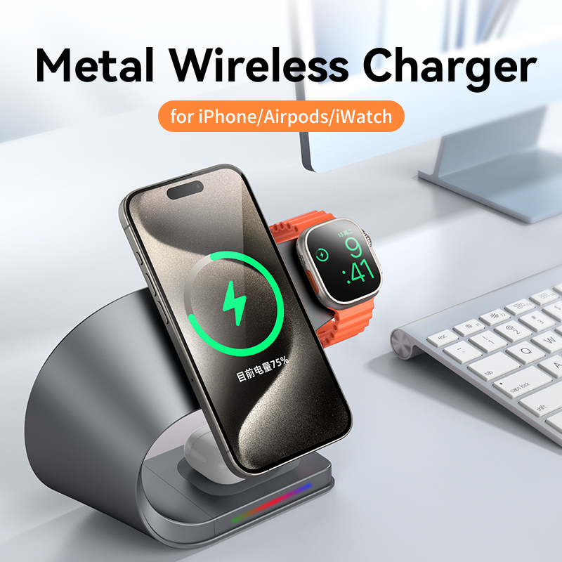 Metal Shell 4 in 1 Wireless Ch - огляд і ціна Smartwatch Watches For Iphone