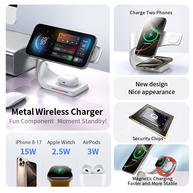 Metal Shell 4 in 1 Wireless Ch - огляд і ціна Smartwatch Watches For Iphone
