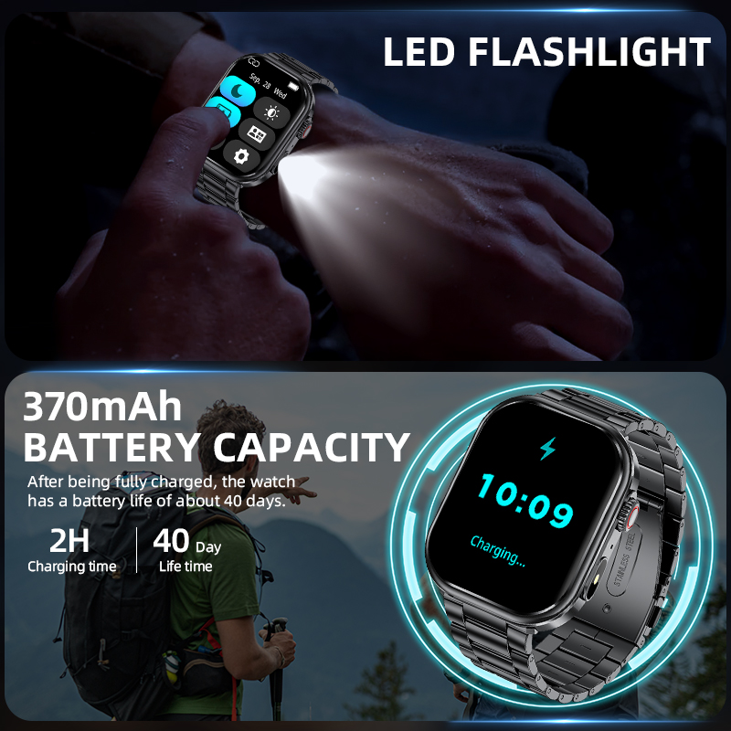 LIGE Smart Watch Men 2026 Full - огляд і ціна Smartwatch Health Watches For Men