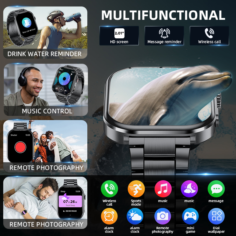 LIGE Smart Watch Men 2026 Full - огляд і ціна Smartwatch Health Watches For Men