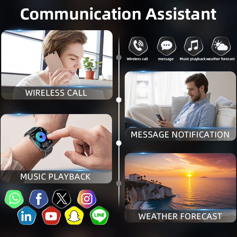 LIGE Smart Watch Men 2026 Full - огляд і ціна Smartwatch Health Watches For Men