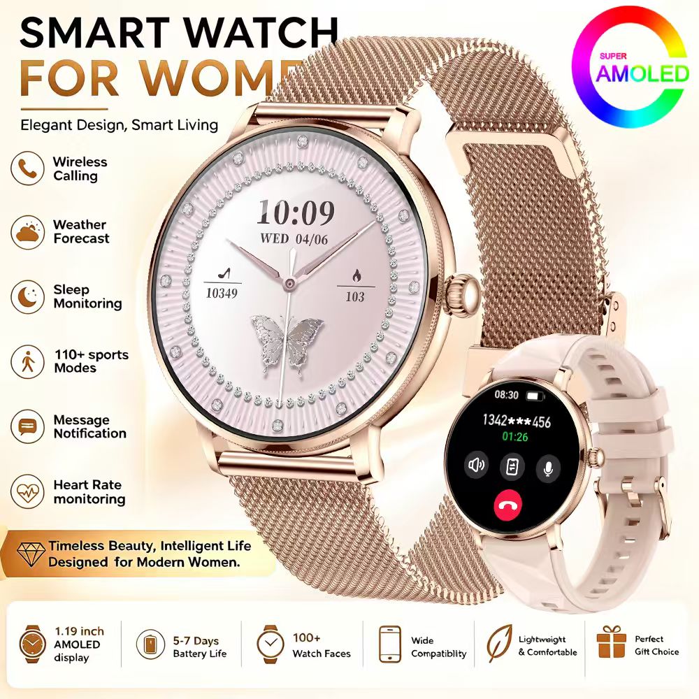 2026 Model of Military-Grade S - огляд і ціна Smartwatch Stylish Watches For Women