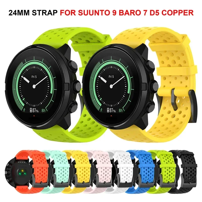 24mm Silicone Band For SUUNTO  - огляд і ціна Hybrid Smartwatch