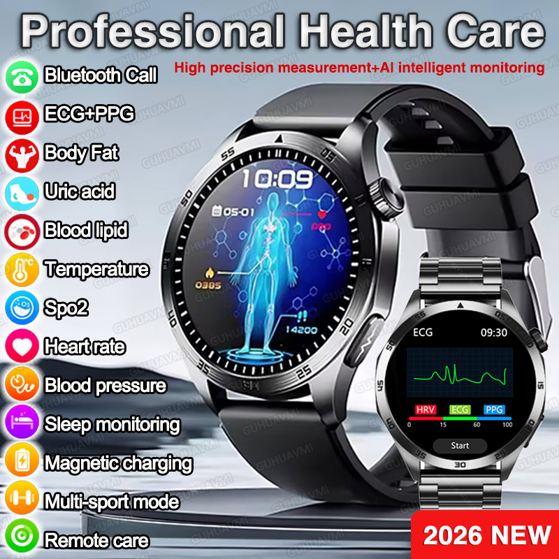 2026 New ECG+PPG Smart Watch M - огляд і ціна Smartwatch Professional Watches For Men