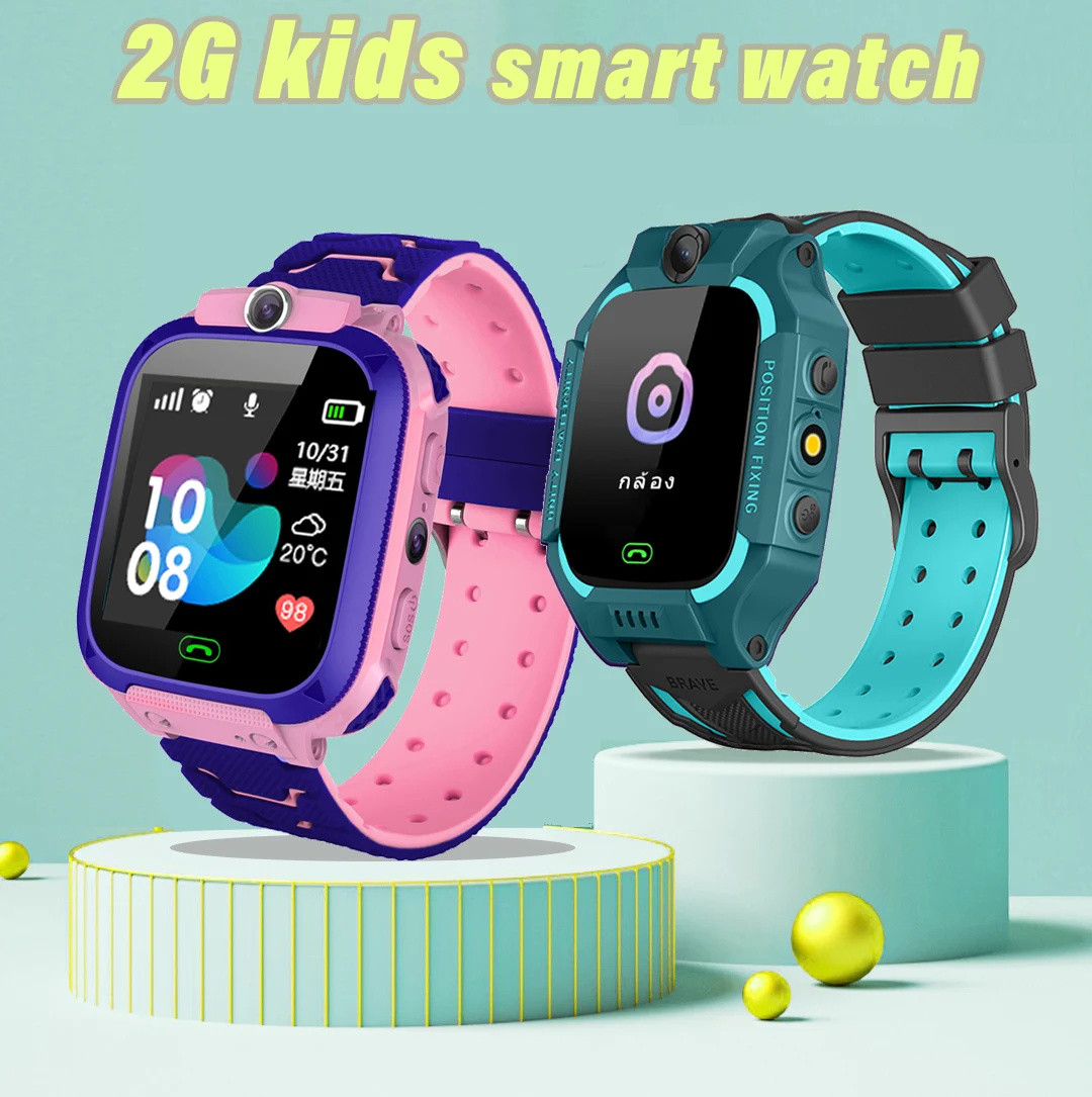 Q12 Kids Smart Watch 2G SOS Ca - огляд і ціна Smartwatch Watches For Kids