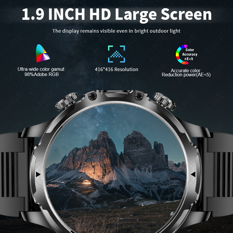 LIGE Smartwatch Military Men 1 - огляд і ціна Smartwatch Timex Watches For Men