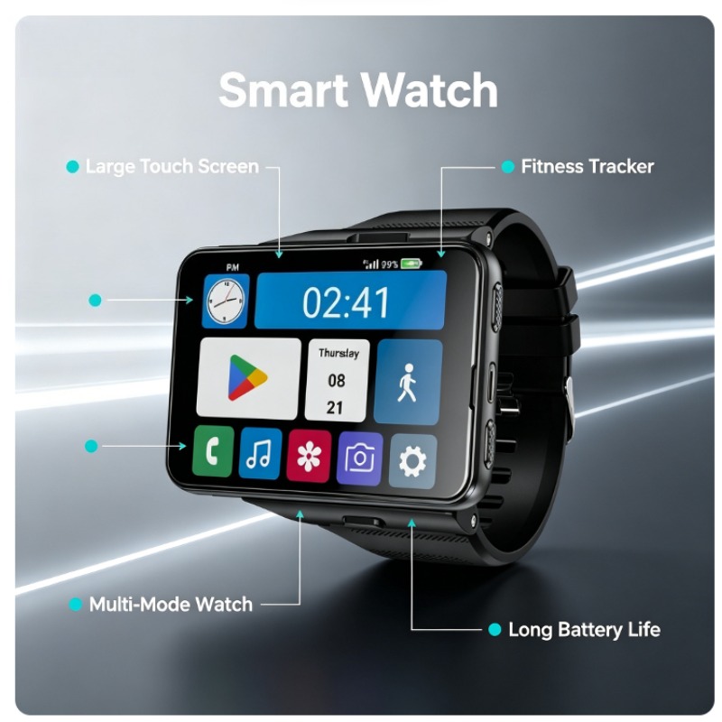 S999 Plus Smart Watch, 4G Andr - огляд і ціна Watch Smartwatch Android