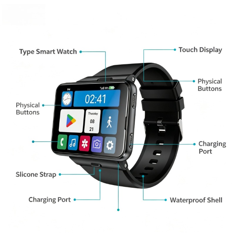 S999 Plus Smart Watch, 4G Andr - огляд і ціна Watch Smartwatch Android