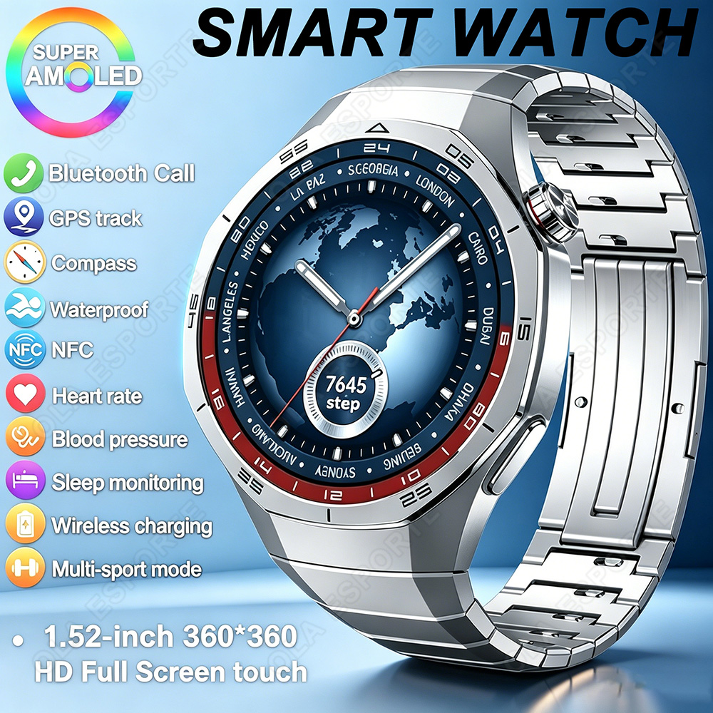 2026 New Smart Watch Bluetooth - огляд і ціна Smartwatch Health Watches For Men