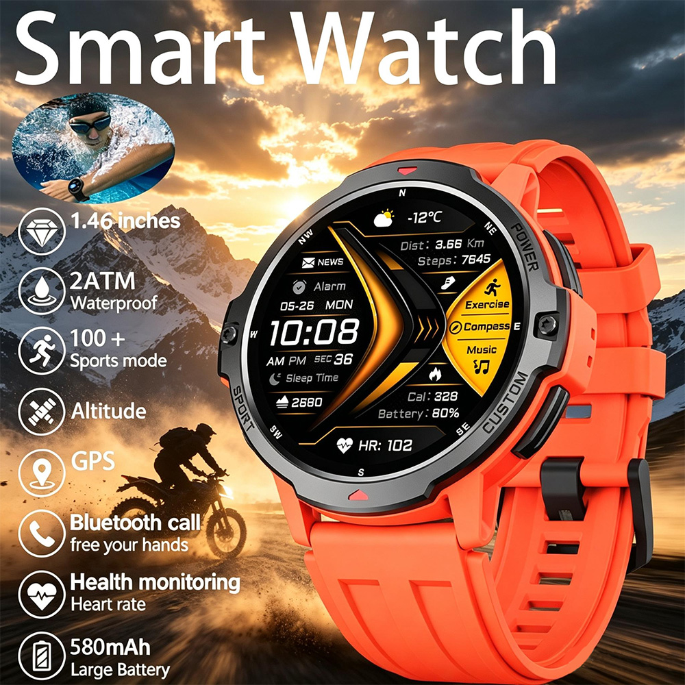 NEW 6-Axis Gyroscope Military  - огляд і ціна Smartwatch Timex Watches For Men