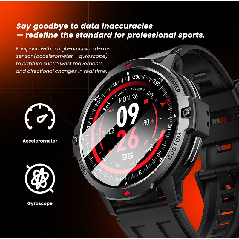 NEW 6-Axis Gyroscope Military  - огляд і ціна Smartwatch Timex Watches For Men