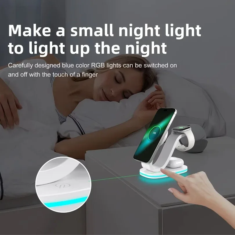 qi2 3 in 1 Magnetic Wireless C - огляд і ціна Smartwatch Watches For Iphone