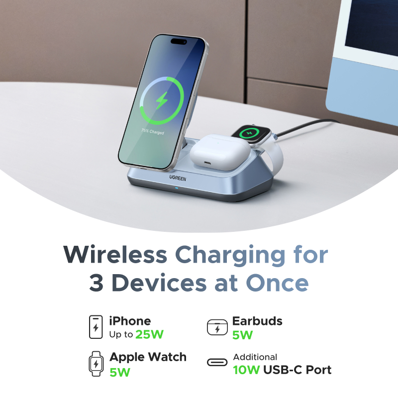 UGREEN Qi2 25W MAX Magnetic Wi - огляд і ціна Smartwatch Watches For Iphone