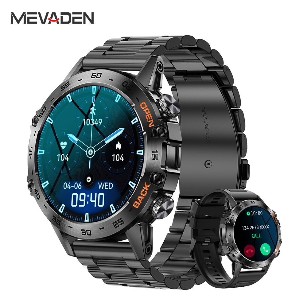 MEVADEN Steel 1.39 inch Men Lu - огляд і ціна Smartwatch Health Watches For Men