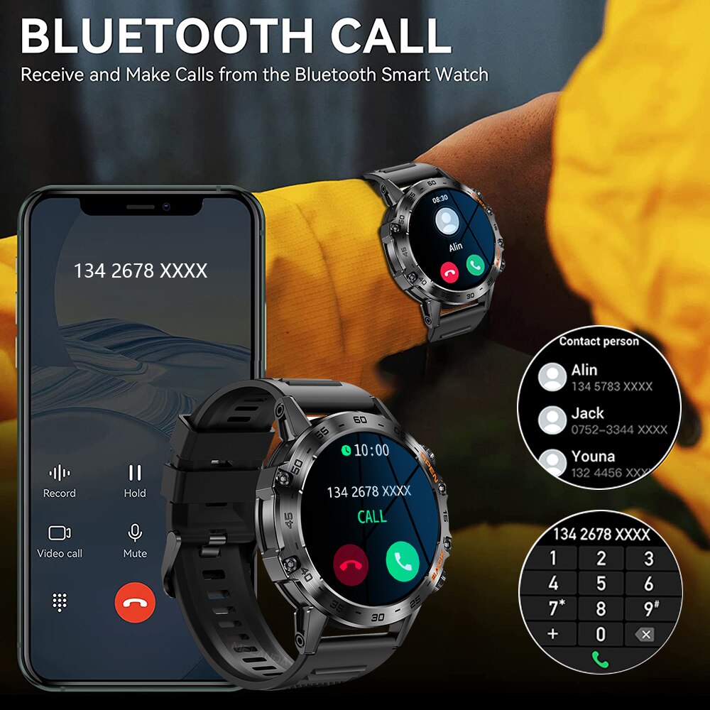 MEVADEN Steel 1.39 inch Men Lu - огляд і ціна Smartwatch Health Watches For Men