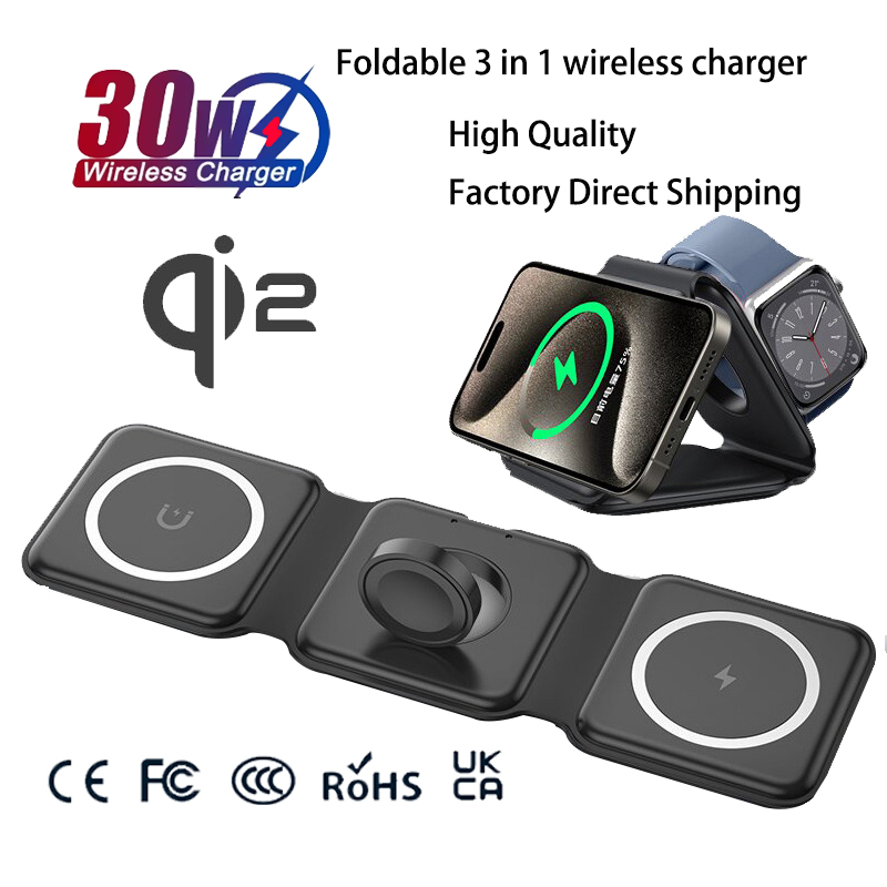 Universal Qi2 Magnetic Foldabl - огляд і ціна Smartwatch Watches For Iphone