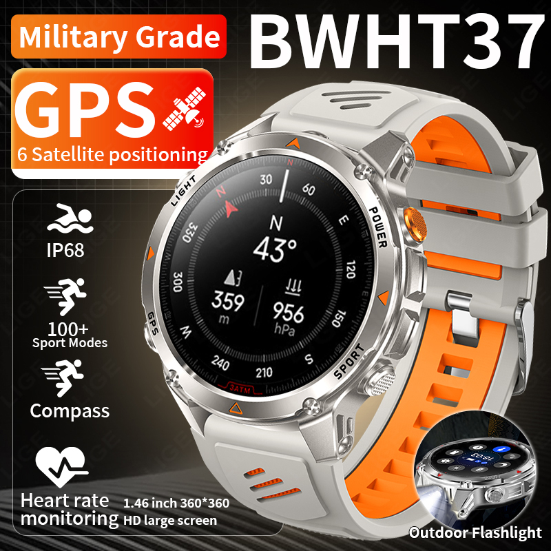 LIGE Rugged GPS Track Smart Wa - огляд і ціна Smartwatch Watches Smart
