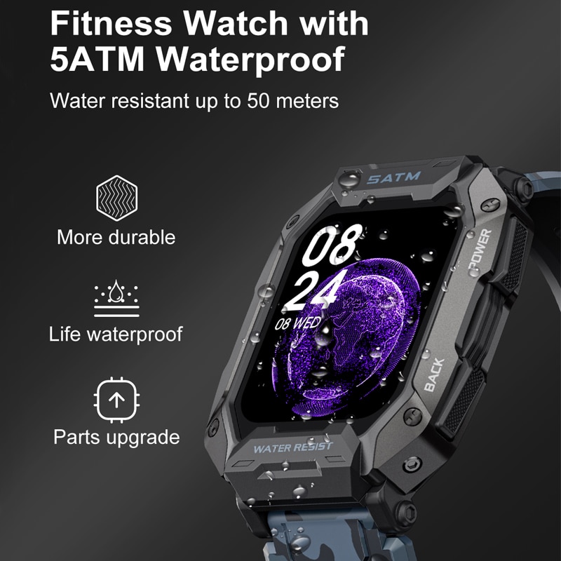 LIGE New Smart Watch For Men B - огляд і ціна Smartwatch Timex Watches For Men