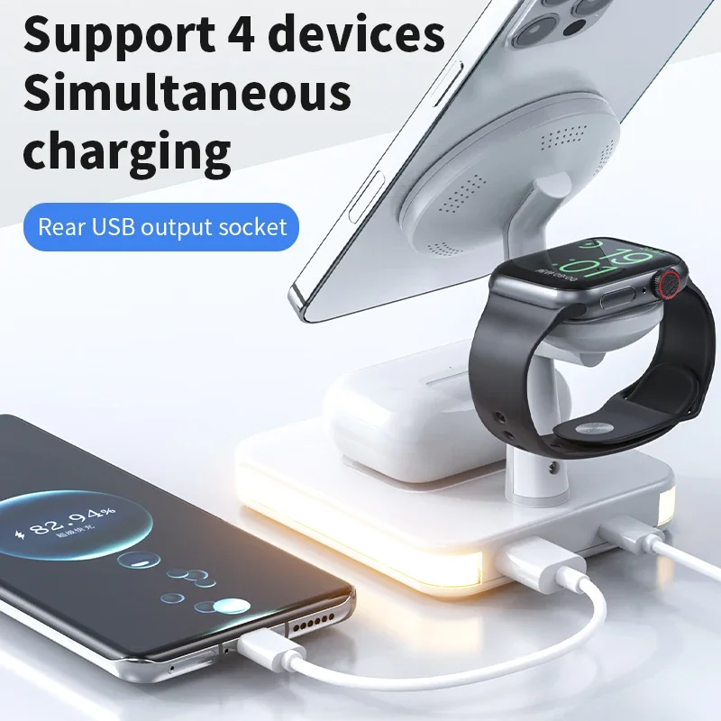 3 in 1 Wireless Magnetic Fast  - огляд і ціна Smartwatch Watches For Iphone