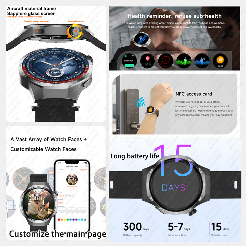 2026 New BOXUXING Watch 5 MAX  - огляд і ціна Hybrid Smartwatch