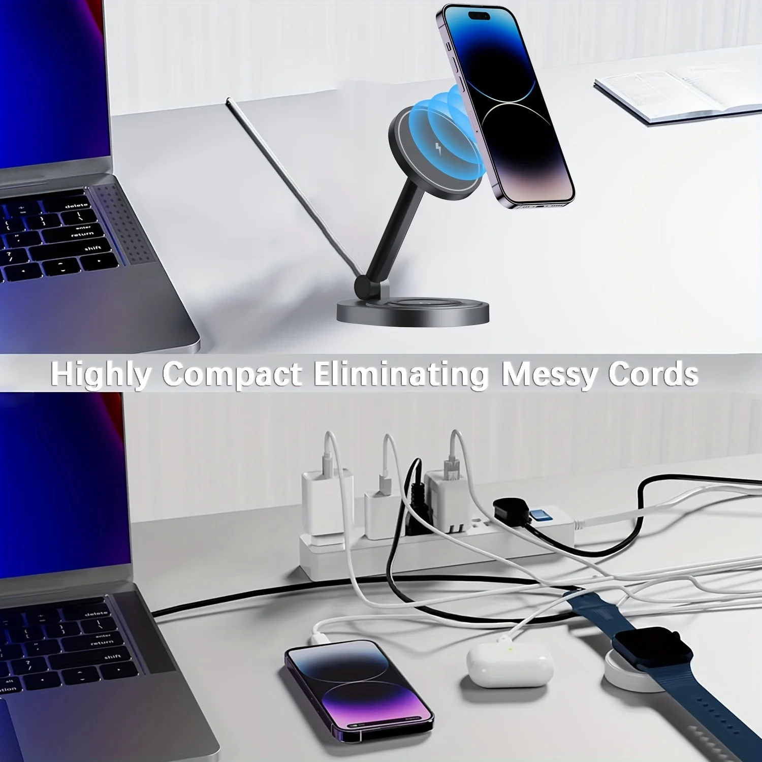 2 In 1 Magnetic Wireless Charg - огляд і ціна Smartwatch Watches For Iphone