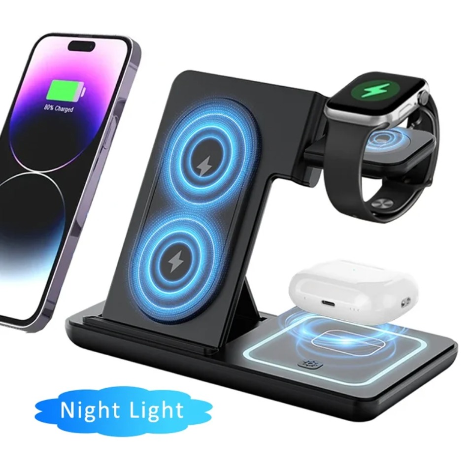 Night LED Light 3 In 1 Wireles - огляд і ціна Smartwatch Watches For Iphone