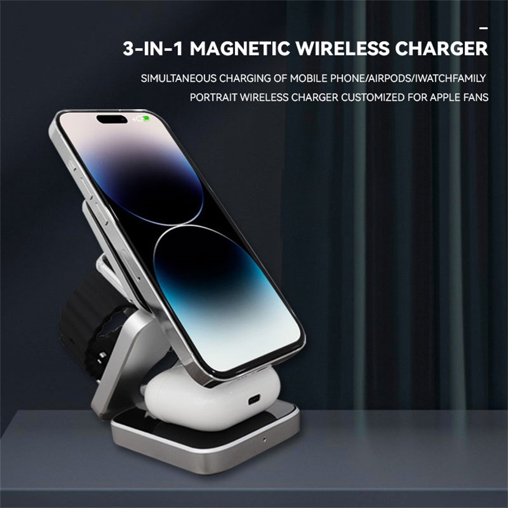 Foldable Magnetic Wireless Cha - огляд і ціна Smartwatch Watches For Iphone