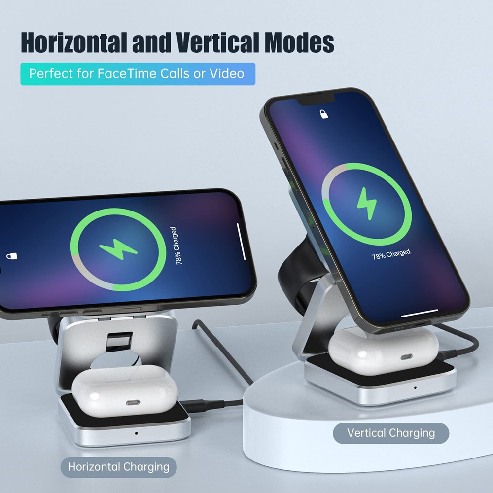 Foldable Magnetic Wireless Cha - огляд і ціна Smartwatch Watches For Iphone