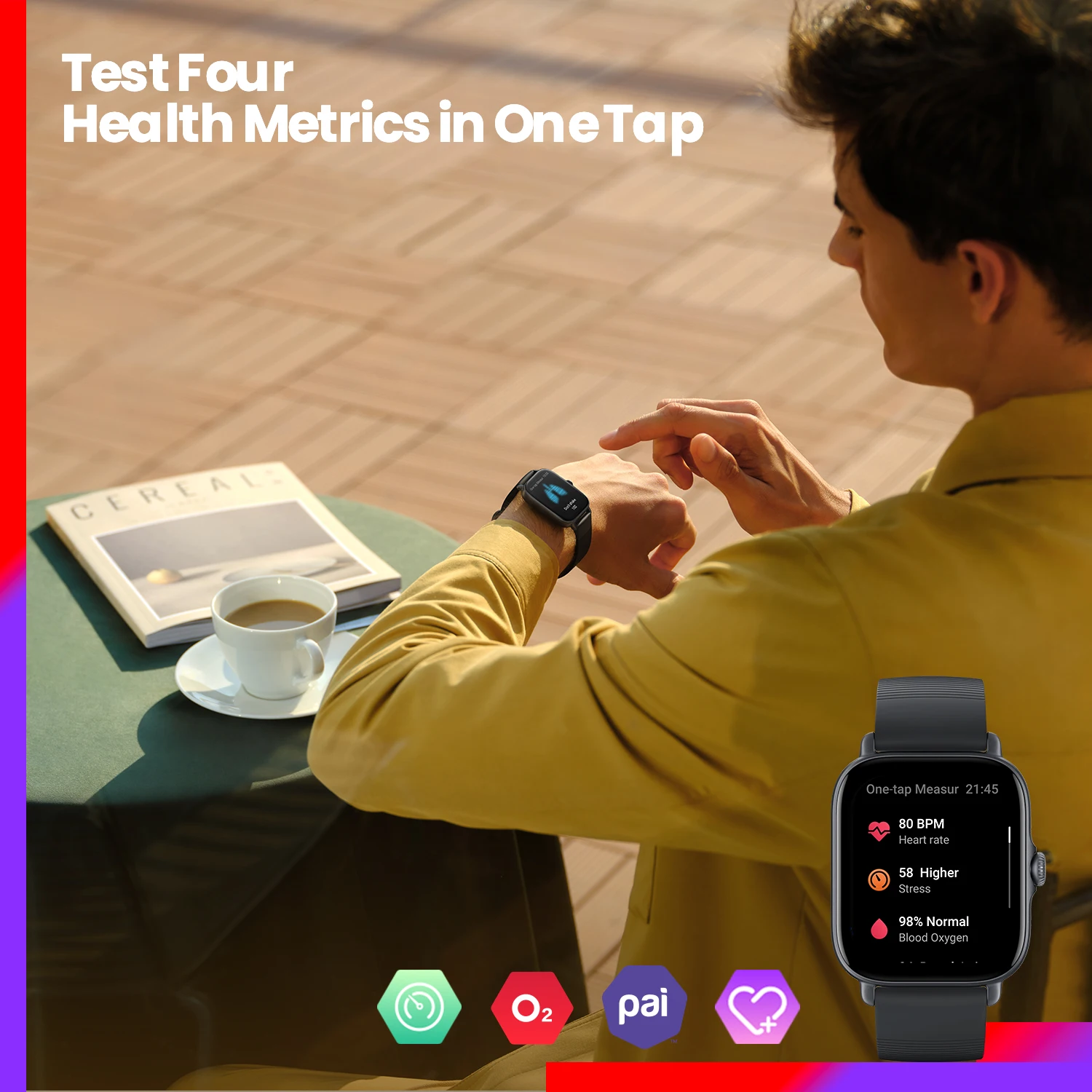 Amazfit GTS 3 Smartwatch  5ATM - огляд і ціна Smartwatch Timex Watches For Men