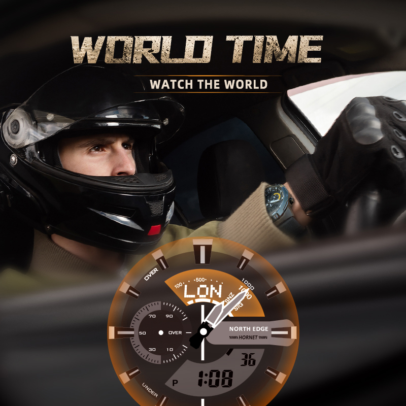 NORTH EDGE Mens Smart Watch Wo - огляд і ціна Hybrid Smartwatch