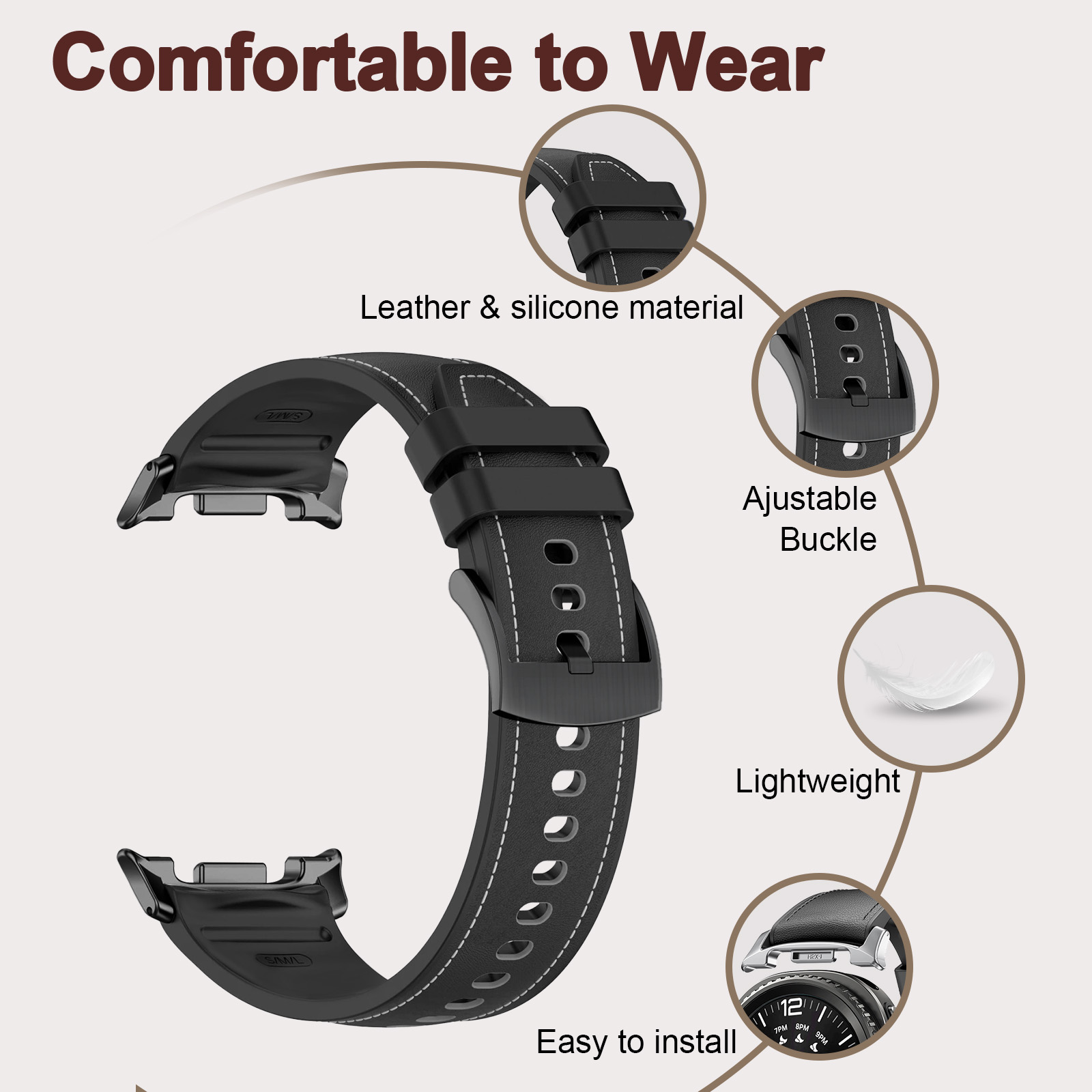 PeakForm Band For Samsung Gala - огляд і ціна Smartwatch Samsung Watches For Women