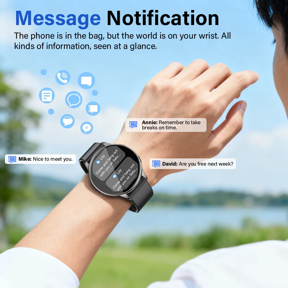Smartwatch, Full Touch Screen  - огляд і ціна French Connection Watches Smartwatch App